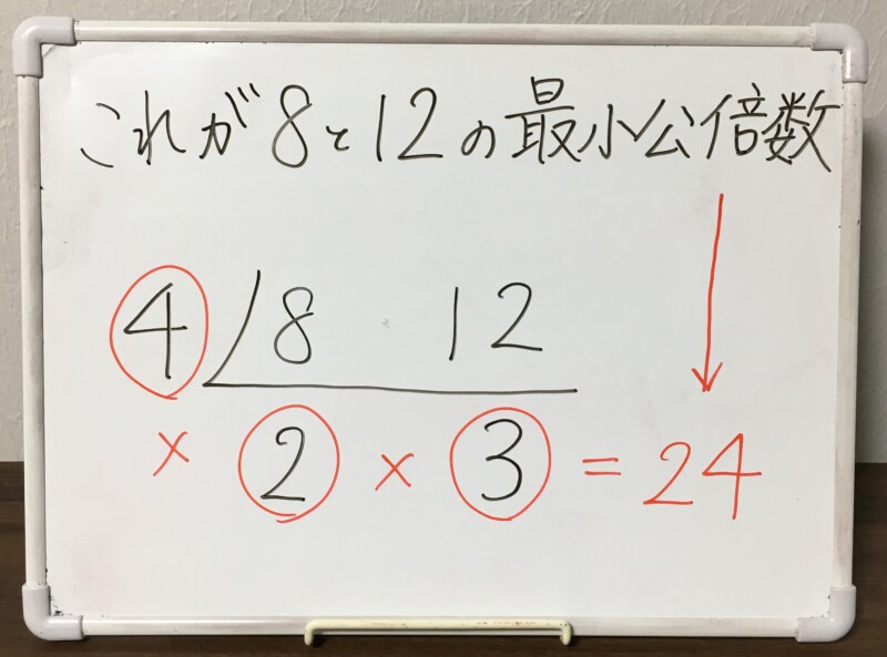 【小学生】最小公倍数の簡単な求め方